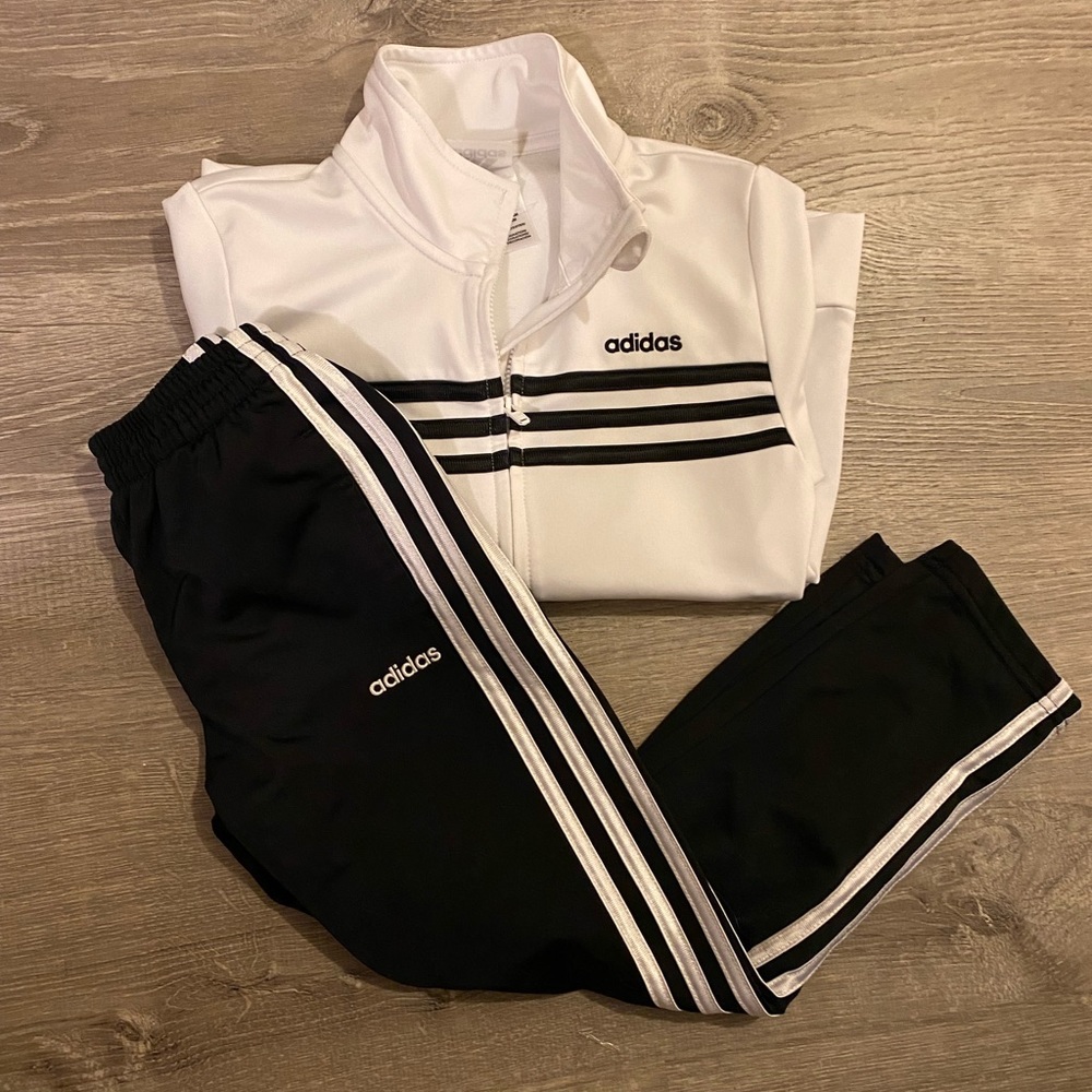 Adidas boys track suit